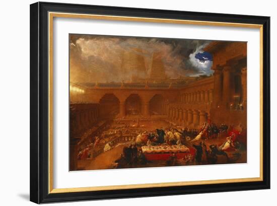 Belshazzar's Feast, 1820-John Martin-Framed Giclee Print