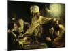 Belshazzar's Feast-Rembrandt van Rijn-Mounted Giclee Print