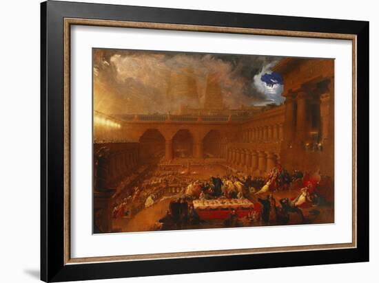 Belshazzar's Feast-John Martin-Framed Giclee Print