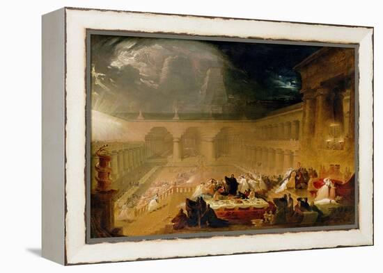 Belshazzar's Feast-John Martin-Framed Premier Image Canvas