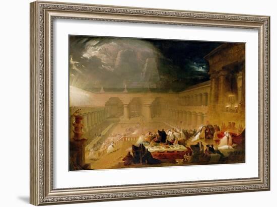 Belshazzar's Feast-John Martin-Framed Giclee Print