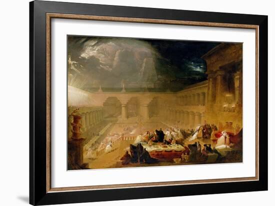 Belshazzar's Feast-John Martin-Framed Giclee Print