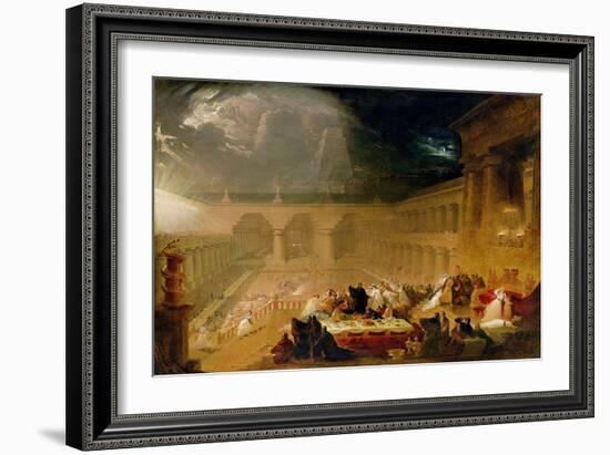 Belshazzar's Feast-John Martin-Framed Giclee Print