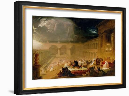 Belshazzar's Feast-John Martin-Framed Giclee Print