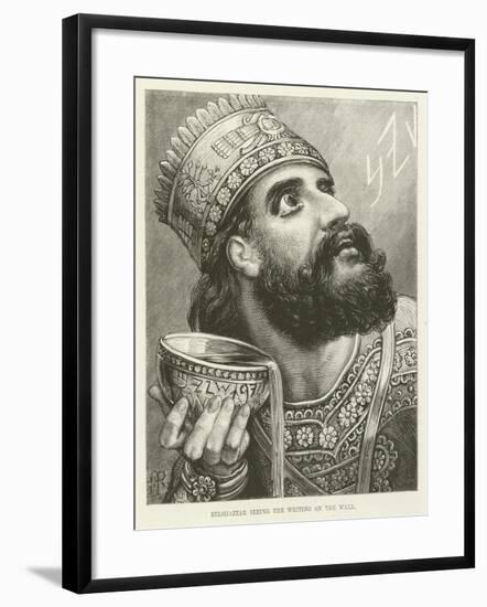 Belshazzar Seeing the Writing on the Wall-null-Framed Giclee Print