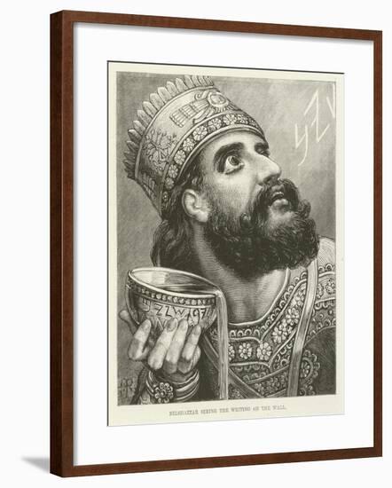 Belshazzar Seeing the Writing on the Wall-null-Framed Giclee Print