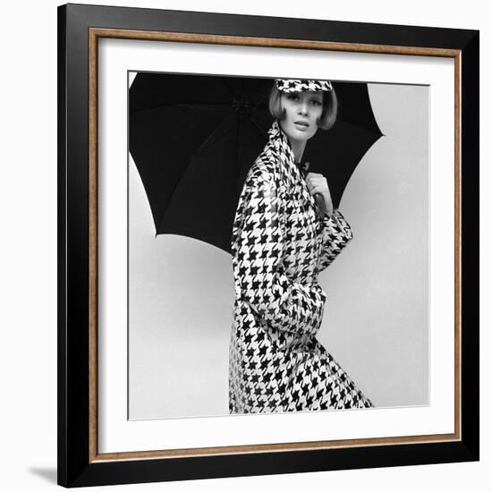 Belted Tweed Suit, Spring 1964-John French-Framed Giclee Print