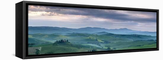 Belvedere at Dawn, Valle De Orcia, Tuscany, Italy-Nadia Isakova-Framed Premier Image Canvas