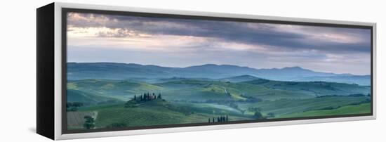 Belvedere at Dawn, Valle De Orcia, Tuscany, Italy-Nadia Isakova-Framed Premier Image Canvas