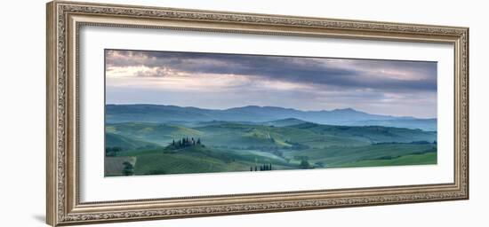 Belvedere at Dawn, Valle De Orcia, Tuscany, Italy-Nadia Isakova-Framed Photographic Print