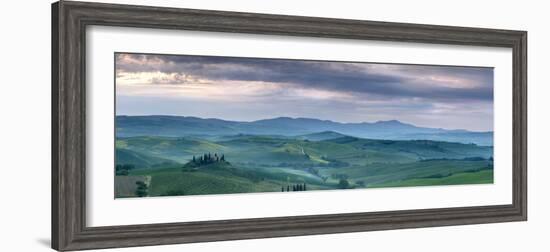 Belvedere at Dawn, Valle De Orcia, Tuscany, Italy-Nadia Isakova-Framed Photographic Print