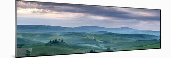 Belvedere at Dawn, Valle De Orcia, Tuscany, Italy-Nadia Isakova-Mounted Photographic Print
