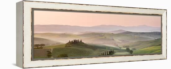 Belvedere at Dawn, Valle De Orcia, Tuscany, Italy-Nadia Isakova-Framed Premier Image Canvas