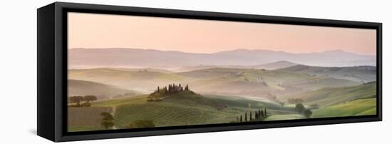 Belvedere at Dawn, Valle De Orcia, Tuscany, Italy-Nadia Isakova-Framed Premier Image Canvas