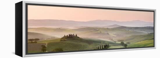 Belvedere at Dawn, Valle De Orcia, Tuscany, Italy-Nadia Isakova-Framed Premier Image Canvas