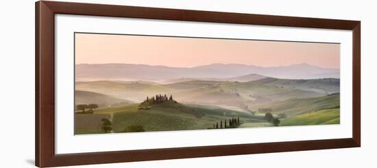 Belvedere at Dawn, Valle De Orcia, Tuscany, Italy-Nadia Isakova-Framed Photographic Print