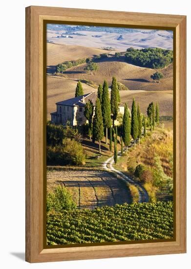 Belvedere House, San Quirico D'Orcia, Tuscany, Italy-Terry Eggers-Framed Premier Image Canvas