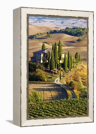 Belvedere House, San Quirico D'Orcia, Tuscany, Italy-Terry Eggers-Framed Premier Image Canvas