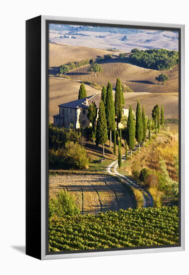 Belvedere House, San Quirico D'Orcia, Tuscany, Italy-Terry Eggers-Framed Premier Image Canvas