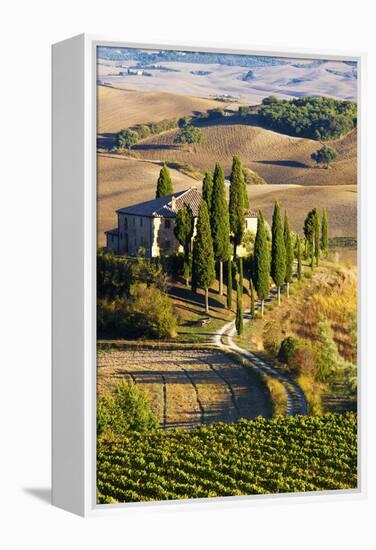 Belvedere House, San Quirico D'Orcia, Tuscany, Italy-Terry Eggers-Framed Premier Image Canvas