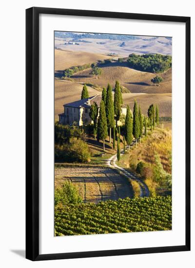 Belvedere House, San Quirico D'Orcia, Tuscany, Italy-Terry Eggers-Framed Photographic Print