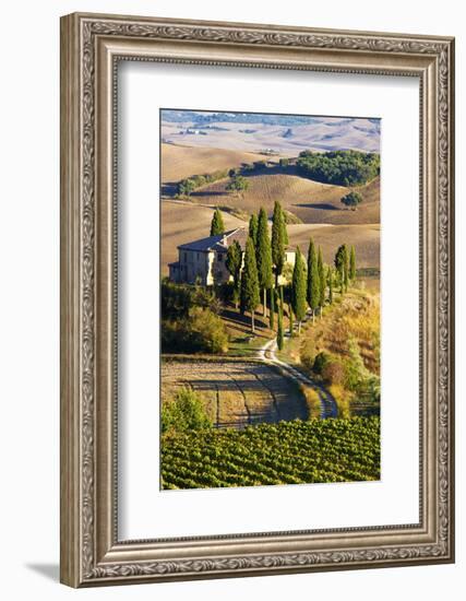 Belvedere House, San Quirico D'Orcia, Tuscany, Italy-Terry Eggers-Framed Photographic Print