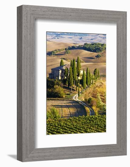 Belvedere House, San Quirico D'Orcia, Tuscany, Italy-Terry Eggers-Framed Photographic Print