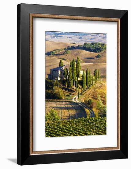 Belvedere House, San Quirico D'Orcia, Tuscany, Italy-Terry Eggers-Framed Photographic Print