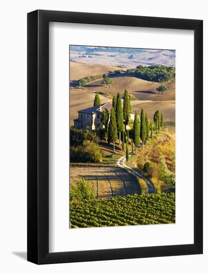 Belvedere House, San Quirico D'Orcia, Tuscany, Italy-Terry Eggers-Framed Photographic Print