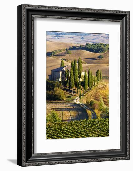 Belvedere House, San Quirico D'Orcia, Tuscany, Italy-Terry Eggers-Framed Photographic Print