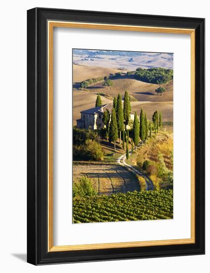 Belvedere House, San Quirico D'Orcia, Tuscany, Italy-Terry Eggers-Framed Photographic Print