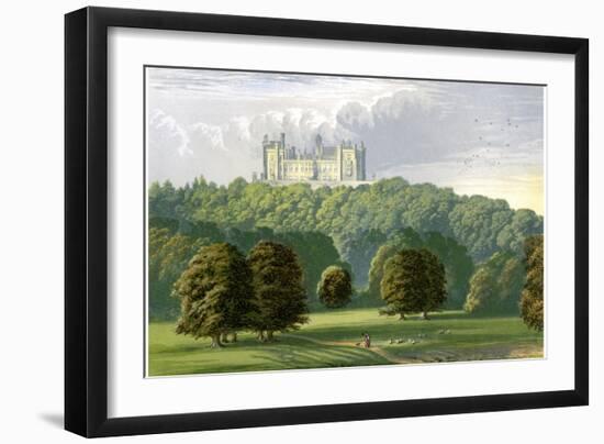 Belvoir Castle, Leicestershire, Home of the Duke of Rutland, C1880-Benjamin Fawcett-Framed Giclee Print