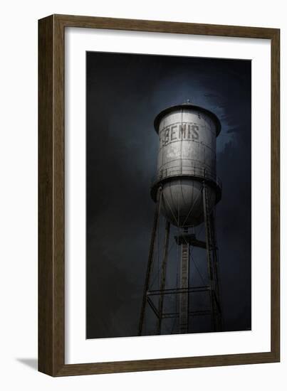 Bemis Water Tower-Jai Johnson-Framed Giclee Print