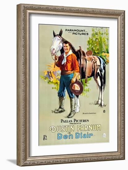 Ben Blair, Dustin Farnum, 1916-null-Framed Premium Giclee Print