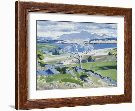 Ben Cruachan from Achnacraig, Mull, c. 1931-Francis Campbell Boileau Cadell-Framed Giclee Print