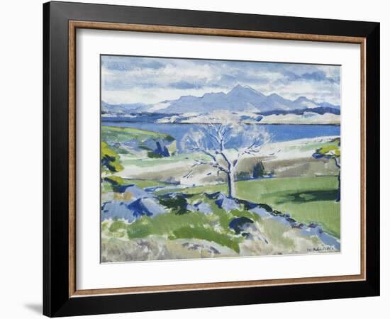 Ben Cruachan from Achnacraig, Mull, c. 1931-Francis Campbell Boileau Cadell-Framed Giclee Print