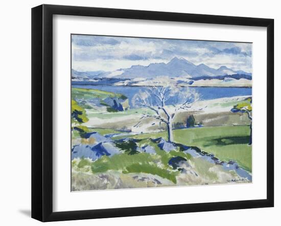 Ben Cruachan from Achnacraig, Mull, c. 1931-Francis Campbell Boileau Cadell-Framed Giclee Print