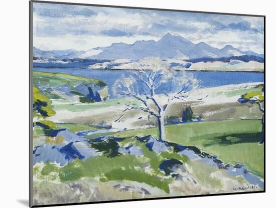 Ben Cruachan from Achnacraig, Mull, c. 1931-Francis Campbell Boileau Cadell-Mounted Giclee Print