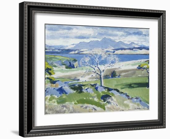 Ben Cruachan from Achnacraig, Mull, c. 1931-Francis Campbell Boileau Cadell-Framed Giclee Print