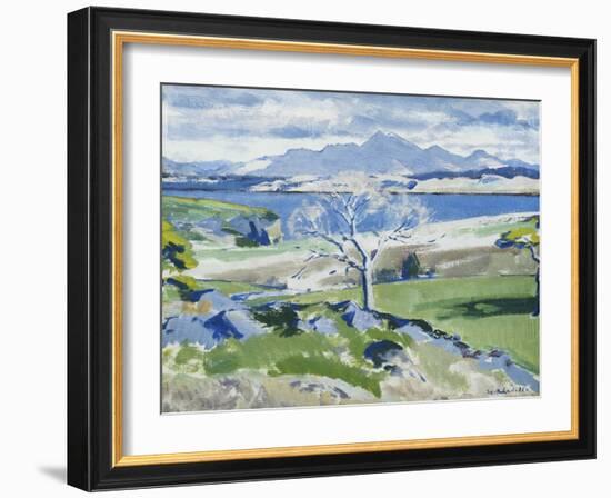 Ben Cruachan from Achnacraig, Mull, c. 1931-Francis Campbell Boileau Cadell-Framed Giclee Print