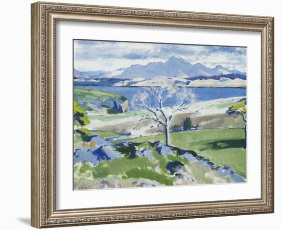 Ben Cruachan from Achnacraig, Mull-Francis Campbell Cadell-Framed Giclee Print