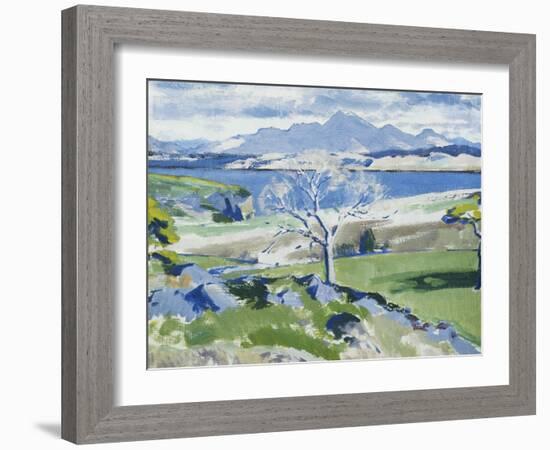 Ben Cruachan from Achnacraig, Mull-Francis Campbell Cadell-Framed Giclee Print