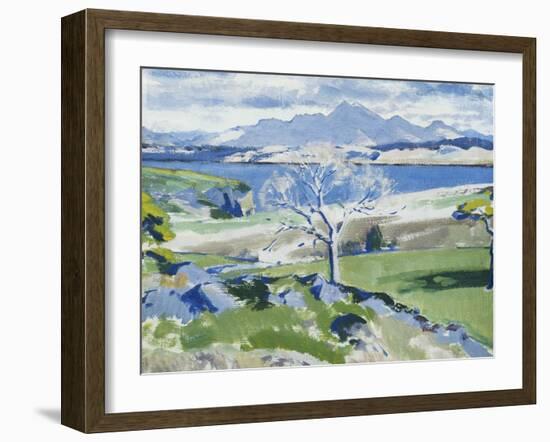 Ben Cruachan from Achnacraig, Mull-Francis Campbell Cadell-Framed Giclee Print