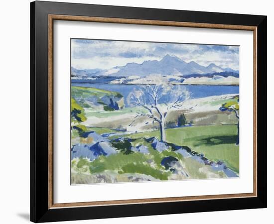 Ben Cruachan from Achnacraig, Mull-Francis Campbell Cadell-Framed Giclee Print