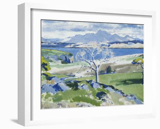 Ben Cruachan from Achnacraig, Mull-Francis Campbell Cadell-Framed Giclee Print