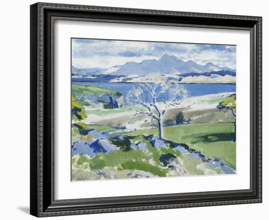 Ben Cruachan from Achnacraig, Mull-Francis Campbell Cadell-Framed Giclee Print