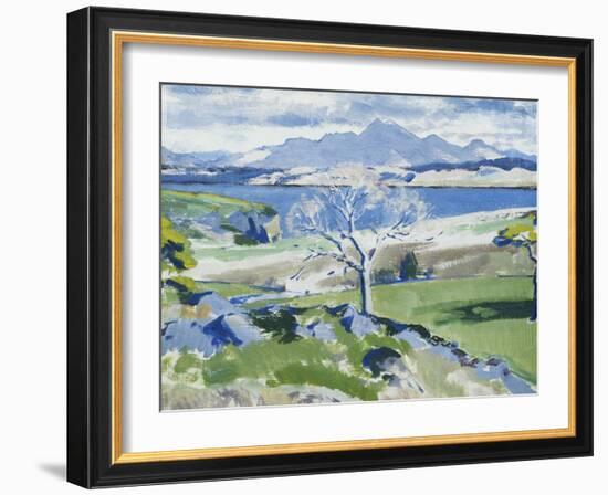 Ben Cruachan from Achnacraig, Mull-Francis Campbell Cadell-Framed Giclee Print