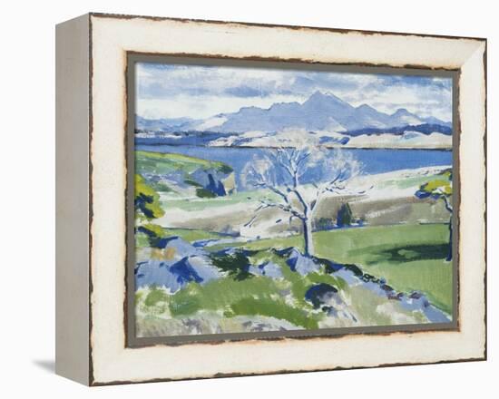 Ben Cruachan from Achnacraig, Mull-Francis Campbell Cadell-Framed Premier Image Canvas