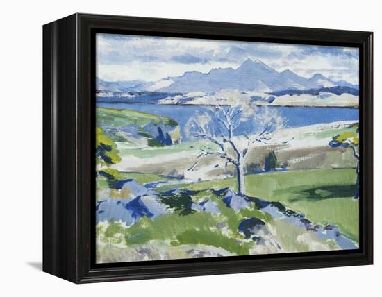 Ben Cruachan from Achnacraig, Mull-Francis Campbell Cadell-Framed Premier Image Canvas