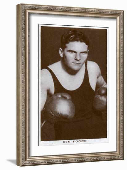 Ben Foord, South African Boxer, 1938-null-Framed Giclee Print